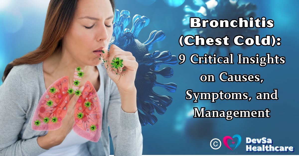 Bronchitis Feature images with DevSa Healthcare Logo