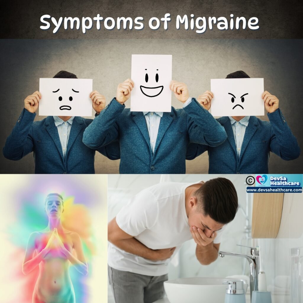 Symptoms of Migraine Symptoms of Migraine by DevSa Healthcare