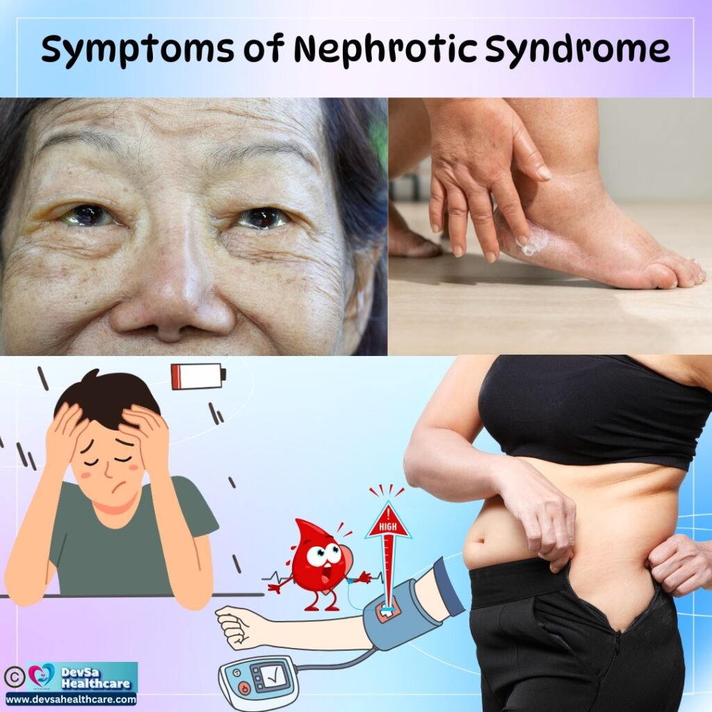 Symptoms of Nephrotic Syndrome Symptoms of Nephrotic Syndrome by DevSa Healthcare